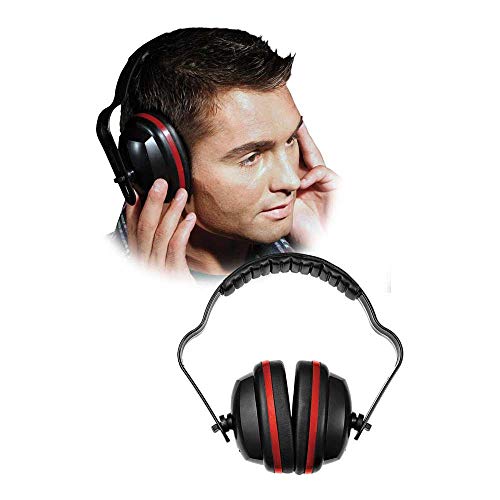 REIS OSB - Protectores auditivos (talla S/M/L), color negro y rojo