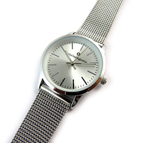 Reloj de diseño 'Lulu Castagnette'de plata.