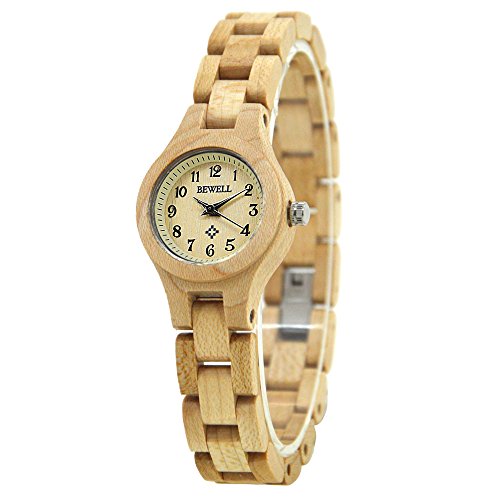 Reloj de Moda de las mujeres reloj de cuarzo hecho a mano natural Arce reloj de pulsera elegante y hermosa perfecto accesorio de fiesta
