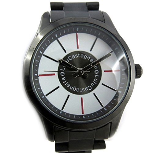 Reloj de pulsera 'french touch' 'Lulu Castagnette'blanco negro.