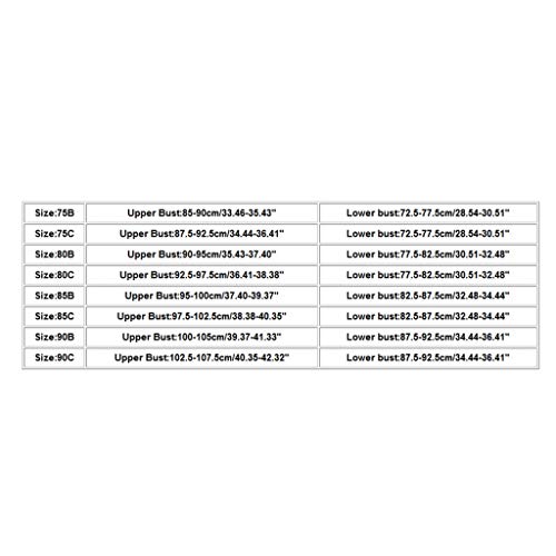 Reooly Adhesivos intimissimi 95 f Sujetador Lenceria Femenina Juvenil Sujetadores de Marca Sujetador Tipo Banda Sujetador Gris Sujetador con Espalda de Silicona Ropa de Interior Femenina