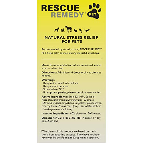 Rescue Remedy Bach Mascota, 20 ml