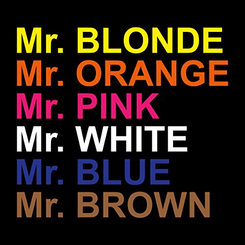 Reservoir Dogs Character List Women's T-Shirt