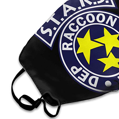 Resident Evil Unisex Microfibra cuello calentador multifunción a prueba de viento Bandanas a prueba de polvo para polvo y aire libre