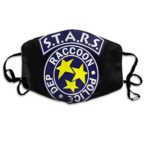 Resident Evil Unisex Microfibra cuello calentador multifunción a prueba de viento Bandanas a prueba de polvo para polvo y aire libre