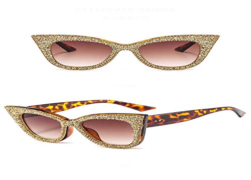 Retro Cat'S Eye Sexy Sunglasses Women's Big Frame Fashionable Sunglasses Can Be Matched with Myopia Flat Lens