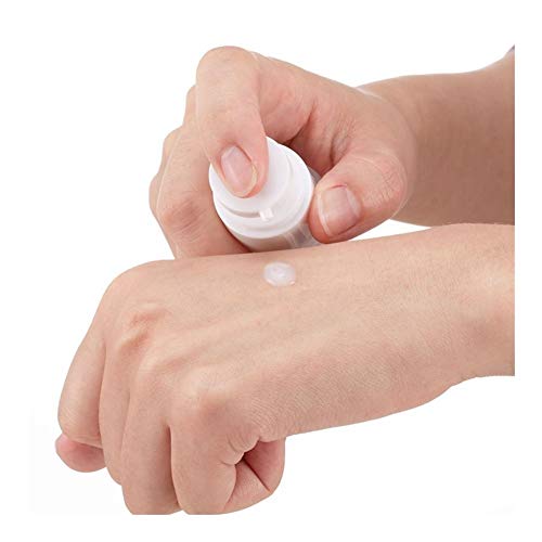 Reutilizable del envase, botella Botella clara Airless Bomba cosmética Crema Tamaño de viaje dispensador recargable Contenedores/Botella Fundación de la bomba del recorrido for S (100 ml)