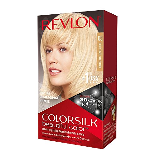 Revlon ColorSilk Colore dei capelli, 03 Ultra Light Sun Biondo 1 bis (pacchetto di 12)