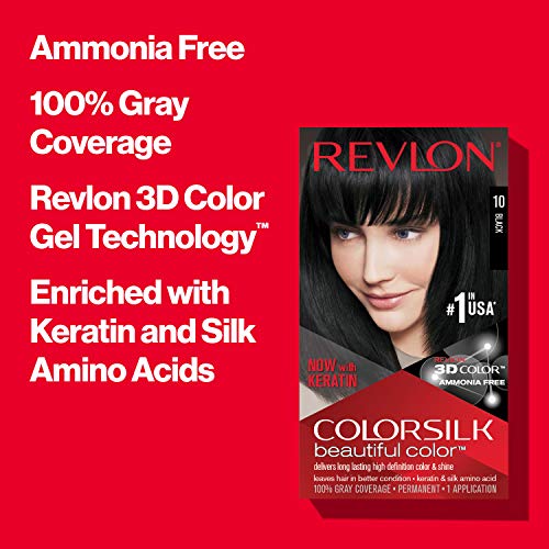 Revlon ColorSilk Tinte de Cabello Permanente Tono #31 Castaño Rojizo Oscuro
