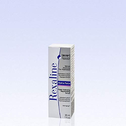 Rexaline - Hydra-Force - Suero de juventud sobrehidratante - Cuidado antiarrugas y antienvejecimiento - Suero facial - Dúo de ácido hialurónico - Todo tipo de pieles - Cruelty Free - 30ml