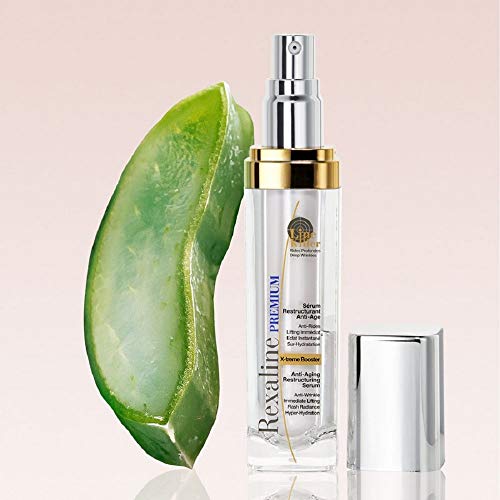 Rexaline - X-treme Booster - Suero reestructurante antiedad - Suero facial con ácido hialurónico - Corrector de arrugas - Tratamiento antiarrugas y antienvejecimiento - Cruelty Free - 30ml