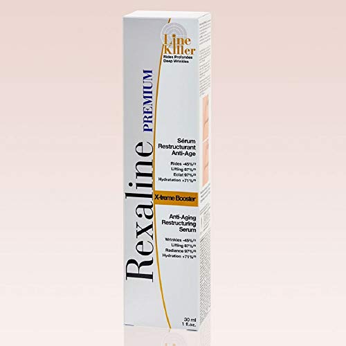 Rexaline - X-treme Booster - Suero reestructurante antiedad - Suero facial con ácido hialurónico - Corrector de arrugas - Tratamiento antiarrugas y antienvejecimiento - Cruelty Free - 30ml