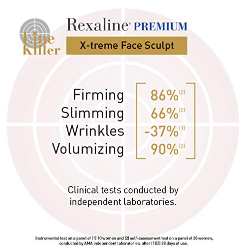 Rexaline - X-treme Face Sculpt - Arquitecto facial bi-suero - Suero facial antiedad y antiarrugas - Doble suero ácido hialurónico - Corrector de arrugas - Cruelty free - 30ml (760014)