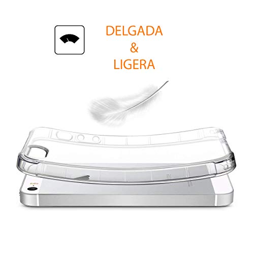 REY - Funda Carcasa Gel Transparente para Samsung Galaxy A40, Ultra Fina 0,33mm, Silicona TPU de Alta Resistencia y Flexibilidad
