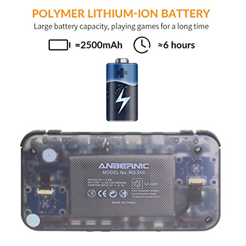 RG350 R juego de consola de 64 bits consola de juegos portátil de 3,5 puadas de pantalla IPS de doble núcleo se rlan en casa