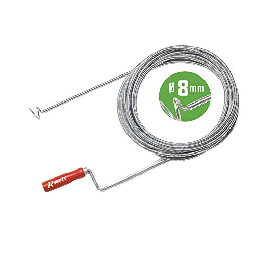 Ribitech 957 - Equipo de limpieza de alcantarillas, Gris, 10 m Diámetro 8 mm