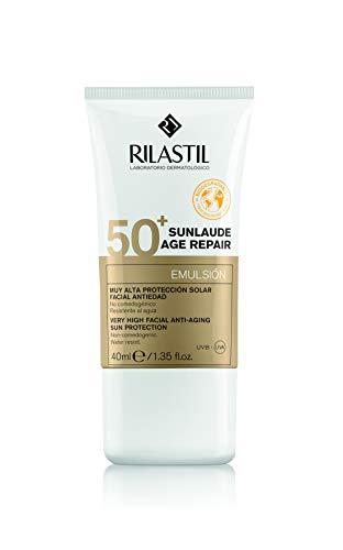 Rilastil Sunlaude - Pack Crema Solar Facial Age Repair SPF 50+ (40 ml) + Sunlaude Comfort 100 (75 ml)