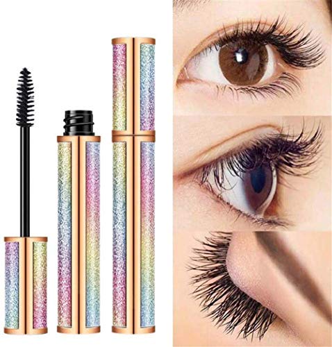 Rímel estrellado de seda 4D, impermeable, resistente al sudor, denso, rizado, maquillaje fácil de aplicar (1)