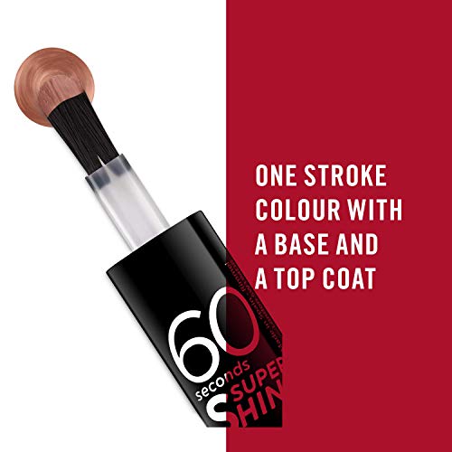 Rimmel London 60 Seconds Super Shine #709-Top Less 8 ml - 1 unidad