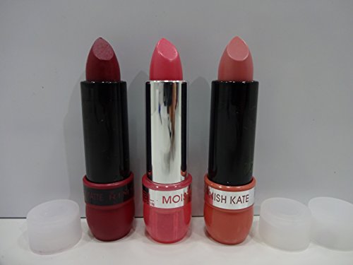 Rimmel London - Juego de pintalabios mate con acabado duradero, n.º 200, color rosa brillante, tono 107/tono 38