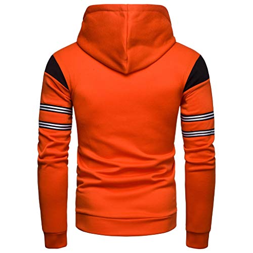 riou Sudadera Hombres Manga Larga Chaqueta con Capucha Pulóver Slim Fit Hoodie Deportes Casual Outwear Invierno Abrigo Parka Pullover Blusa Tops