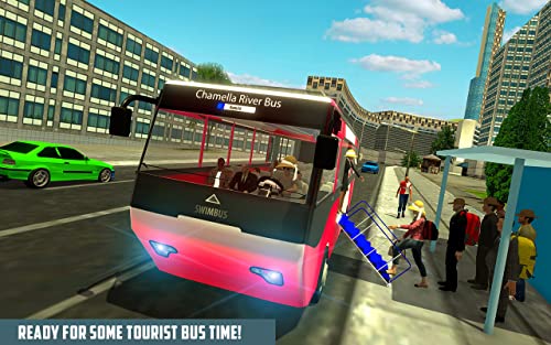 River Bus Simulator 2018: City Bus Transporter 3D | Public Transport Bus Driving | Tourist Bus Driver Game | Pick & Drop Passenger Simulador