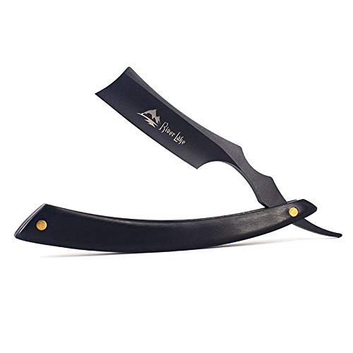River lake Llegada Hombres Vintage Straight Edge Acero inoxidable Shaper Hair Barber Razor Plegable Manual Cuchillo de afeitar envío gratis-jh 40