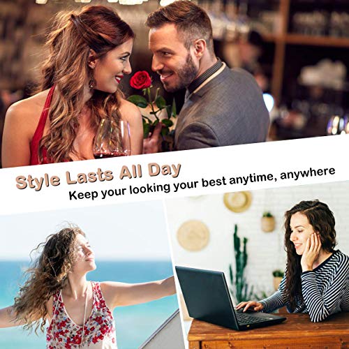 Rizador de Pelo 6 en 1, Onduladores de Pelo Profesional, Pinzas Rizadoras Multifuncional Calentamiento Rápido Barras de Iones de Cerámica de Turmalina Temperatura Ajustable Apto para Todo el Cabello