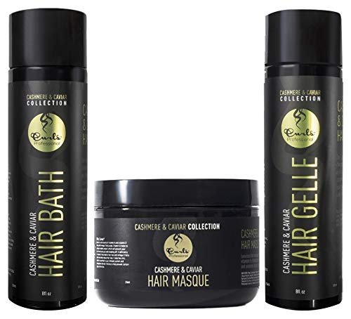 Rizos: Cachemira Caviar baño de cabello, Mascarilla de pelo y Hair Gelle