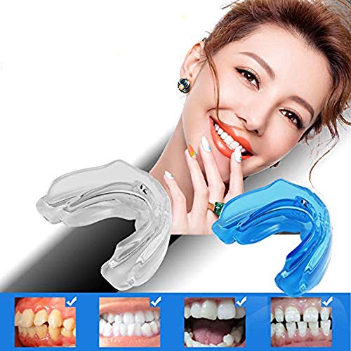 RJHY Brackets blanqueadores 4D Adult Teeth Protector Braces de Tres etapas adecuados para Hombres y Mujeres,Clear,D3