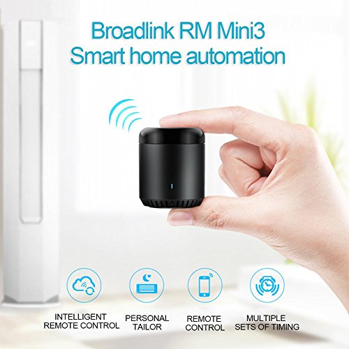 RM Mini 3 Smart Home Automation WiFi IR Hub mando a distancia Remote Control Telecom Garaje Universal TV PVR VDO DVD CD Aud Sat for iPhone Android 4.0 + cellp Smartphone