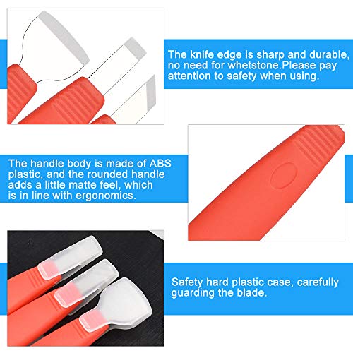 RMENOOR Cortacallos de Acero Inoxidable - Rascador de Callos profesional/Cuchillo de pedicura de manicura para cuidados de pedicura Pedicure de callos de maíz Removedor de Durezas