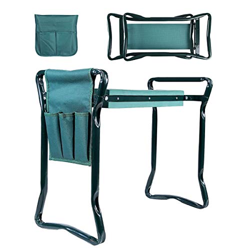 Rodillas Para Jardinería Banqueta Taburete Jardín Plegable Taburete Reclinatorio de Jardín Portátily Plegable Banco de Rodillas Asiento de Jardín Kneeler Carga 113kg Taburetes para jardinería