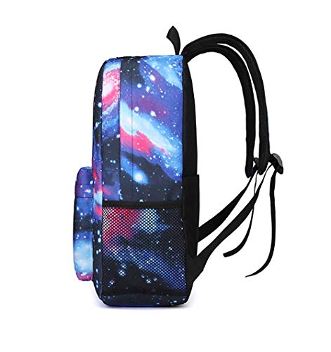 Rogerds Galaxy Printed Mochila de Portátil Keep Calm and Oh My Gosh Thats Not Symmetrical Fashion Casual Star Sky Backpack For Hombre Mujer