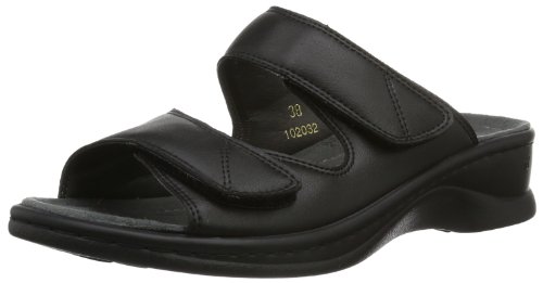Romika Malaga Soft 01, Zuecos para Mujer, Negro (Schwarz (Schwarz 100), 40 EU
