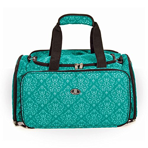 Roo Beauty Bags, Esteticistas y Manicuristas, bolsa de herramientas de maquillaje profesional estuche de cosméticos Verde azulado imperial L)520mm x (W)350mm x (D)230mm