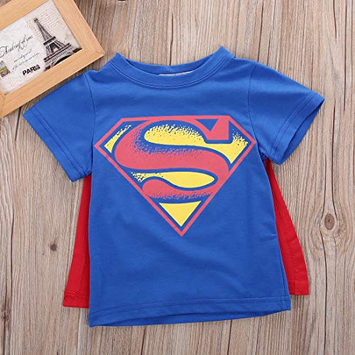 Ropa Bebe NiñA Verano NiñOs PequeñOs Boy Camiseta Ropa Camisa Color Chal Camiseta Manga Corta