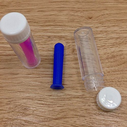 rosenice lente de contacto lente de contacto 4pcs lente de contacto lente de contacto lente de ventosa para lente rígida RGP (azul)