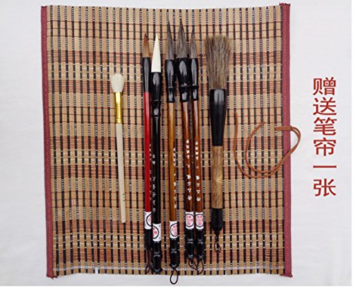 Rotuladores Pincel, Pincel de Escritura para Profesional Caligrafía Kanji Dibujo Sumi Japonesa (Set de 7 Unidades)