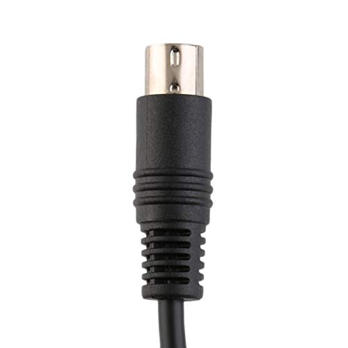 Rouku Color Negro 9-Pin Mini TO 9-Pin Mini DIN Cable de señal para Genesis 2 Scart Cable Línea de señal de promoción Caliente