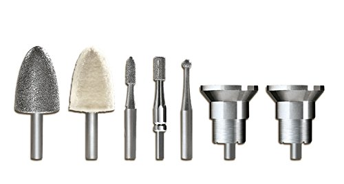 Rowenta Expert - Set de manicura y pedicura, 7 accesorios, discos de zafiro, 2 velocidades