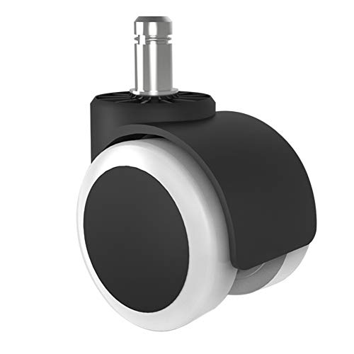 Rueda Universal De Silla Giratoria Universal De 50 Mm - Rueda De Base Circlip, Rueda De Silla De Oficina Boss, Rueda De Accesorios para Silenciar El Asiento De La Computadora (Paquete De 5)