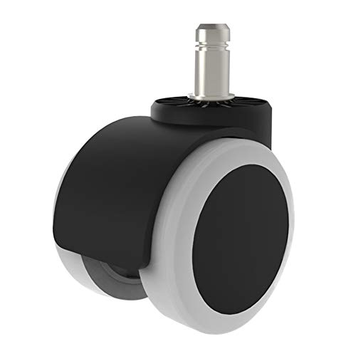Rueda Universal De Silla Giratoria Universal De 50 Mm - Rueda De Base Circlip, Rueda De Silla De Oficina Boss, Rueda De Accesorios para Silenciar El Asiento De La Computadora (Paquete De 5)