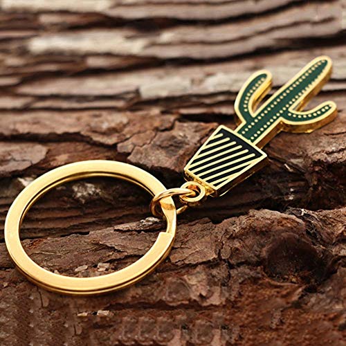 Ruikey Bolso del Llavero del Cactus Bolso Llavero del Coche Regalo Colgante para la Muchacha de Las Mujeres