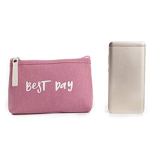 Ruikey Neceseres para Maquillaje Bolso Cosméticos Niñas Bolso Cosmético Simple Bolsa Maquillaje Tela Organizadores De Bolso Bolsa para Maquillaje Niña（Azul）