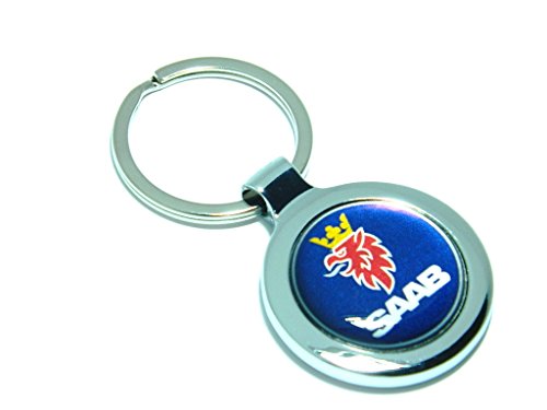 Saab Metal clave Anillo Regalo Llavero