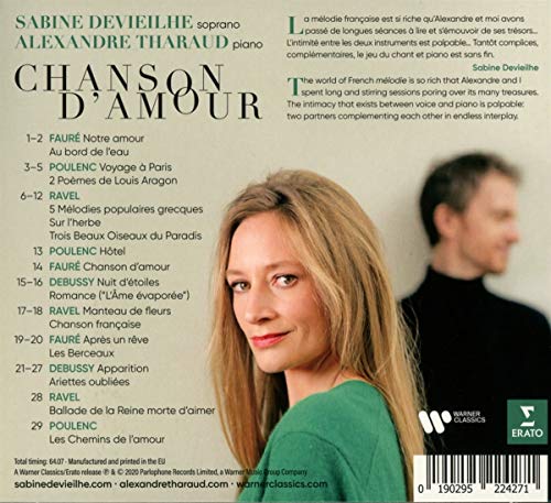 Sabine Devieilhe, Alexandre Tharaud - Chanson D’Amour (CD)
