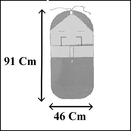 Saco POLAR de Invierno de Silla de Paseo Rosa Animales (Universal-Bugaboo-Mclaren)