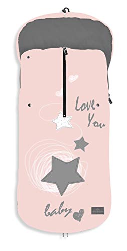 Saco POLAR de Invierno de Silla de Paseo - (Universal-Bugaboo-Mclaren) - Color: Rosa - OFERTA