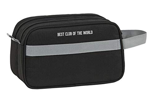 safta 812024518 Neceser, Bolsa de Aseo Adaptable a Carro Real Madrid CF, Negro